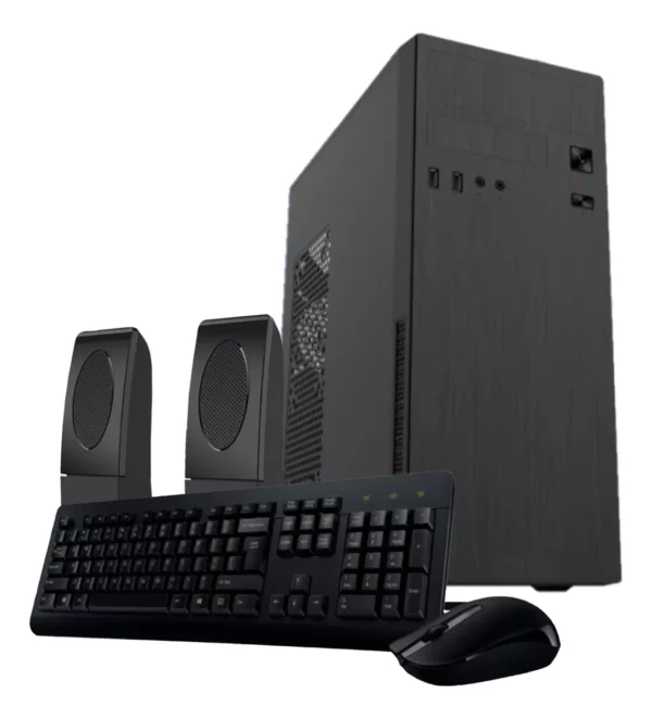 PC - Equipada - teclado, mouse y parlantes
